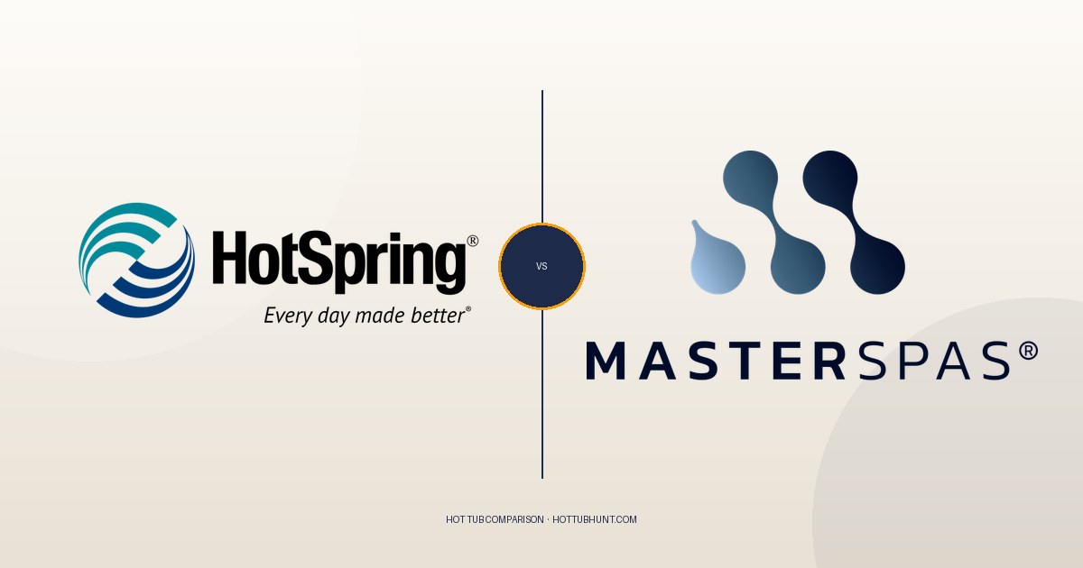 Hot Spring vs. Master Spas: Full Brand Comparison