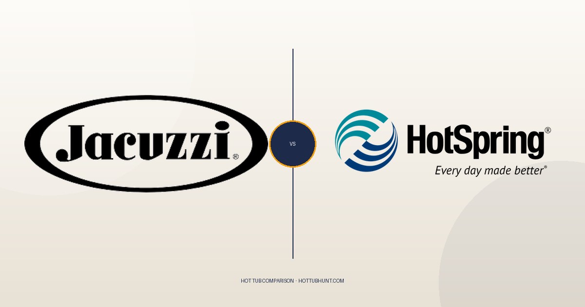 Jacuzzi vs. Hot Spring: Full Brand Comparison